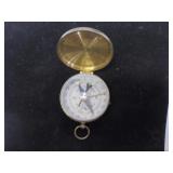 Vintage brass compass
