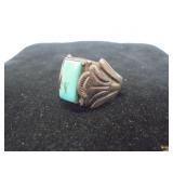 Terling & turquise ring