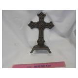 Cast iron cross (10" tall)