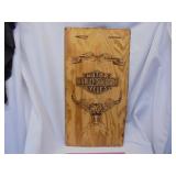 Wood Harley Davidson sign
