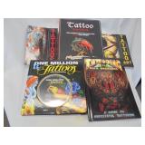 Lot of 5 tattoo books