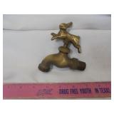 Brass rabbit hose bib