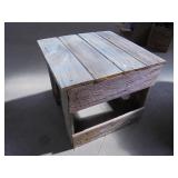 Barn Wood End Table