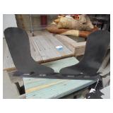 Western Metal Boot Decor