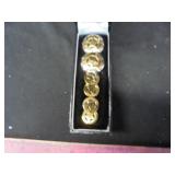 Set of western cufflinks & button covers