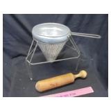 Vintage strainer with pestel