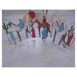 Decorative Metal Garden Fence Panel