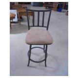 Padded Metal Bar Stool