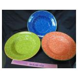 Set of 3 Over & Back Ceramic Bowls