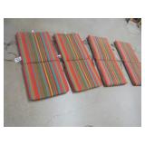 Set of 4 Patio Chair Cushions