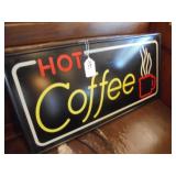 Hot Coffee Lighted Sign