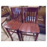 Lot of 2 Bar Height Chair
