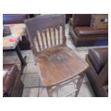Bar Height Wooden Chair