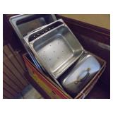 Lot of Stainless Steel Pans
