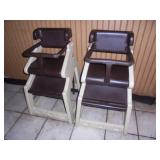 Lot of 2, booster chairs
