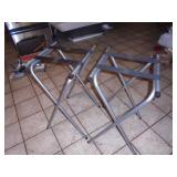 Lot of 2, folding tray holders