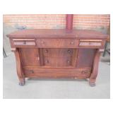 Vintage claw footed buffet