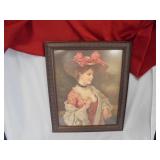 Framed "Promised Rose" print