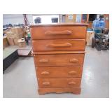 Wooden 5 Drawer Chest of Drawers
