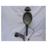 Vintage lantern (wired for electricity)