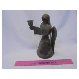 Brass candle holder (angel)