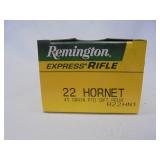 Remington 22 hornet, 45gr soft point