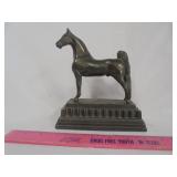 Small metal horse statue