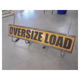 oversized load sign