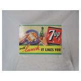 Repro 7UP Metal Sign