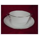 Metal Summer Oasis Ice Bucket and  Round Tray