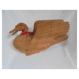 Wooden Swan Decor