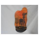 Hand Painted on wood