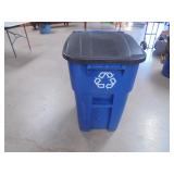 Trash Can on Rollers