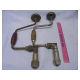 Lot of 2 vintage brace & bits