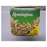 Remington .22 lr, brass plated HP