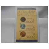 3 Ceturies of American Pennies