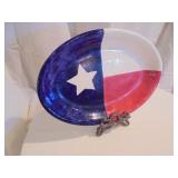 Texas Flay Platter with Stand