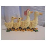 Metal Ducks Door Stop