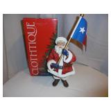 Possible Dreams Santa Collection Texas Flag