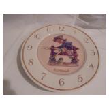 M.J. Hummel Boy on Fence Clock Plate