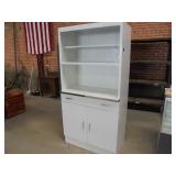 Vintage Metal Doctors Cabinet