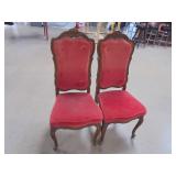 Vintage Dining Chairs, Set of 2