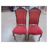 Vintage Dining Chairs, Set of 2