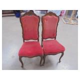 Vintage Dining Chairs, Set of 2