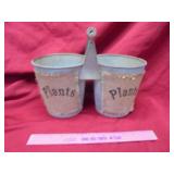 Double plant bucket