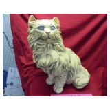 Hard plastic cat statue (chipped ear)