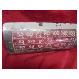 Vintage Standard Broadcast glass radio front