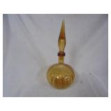 Amber Glass Decanter
