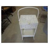 Wicker Sewing Stand