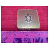 Vintage Brass Pill Box